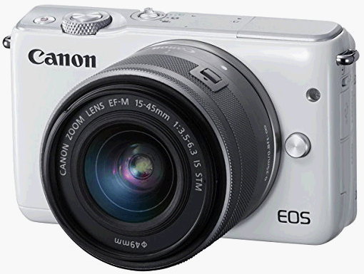 Canon ミラーレス一眼カメラ EOS M10 レンズキット(ホワイト) EF-M15-45mm F3.5-6.3 IS STM